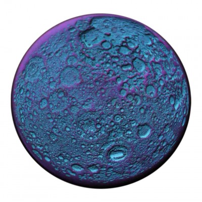 TRUE MOON BLURPLE DREAM Niobium Multicolor Coin Round High relief 3D effect 1 oz